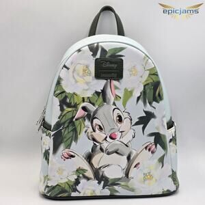 Loungefly Disney Bambi Thumper Floral Mini Backpack New